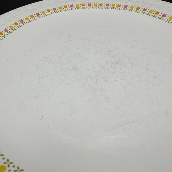 Vintage Dinner Plates (4) in April Tulip by Corning for Centura 1972-1978 - Picture 6 of 11